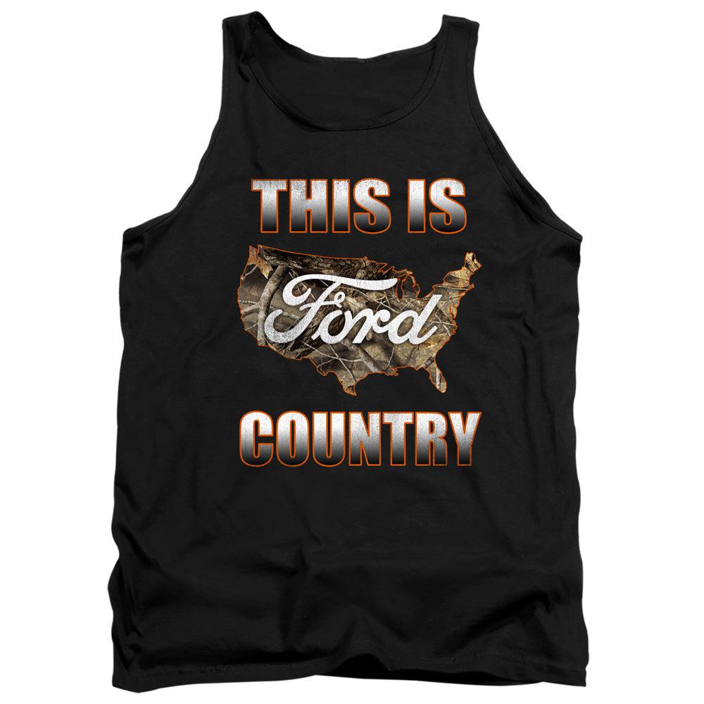 Ford This is Ford Country Camo Tank Top-Grease Monkey Garage