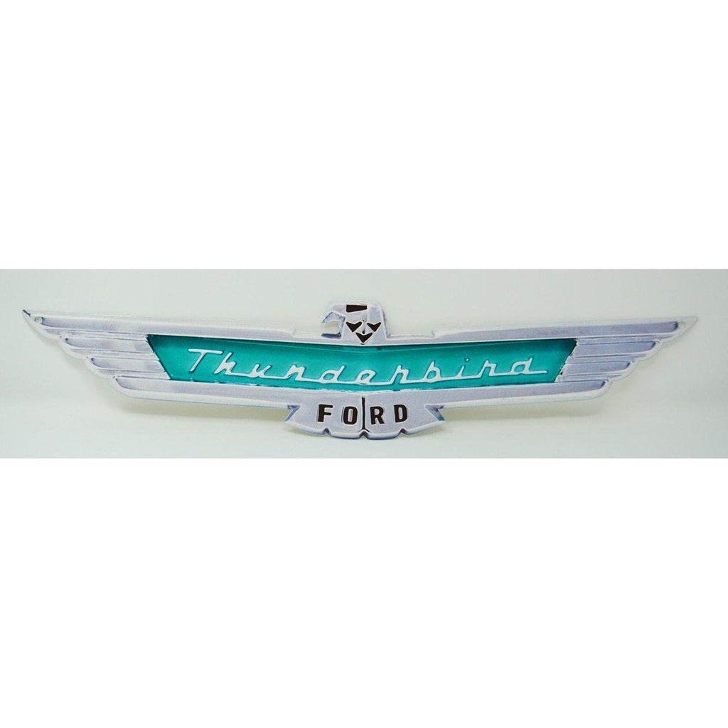 Ford Thunderbird Emblem Metal Sign-Metal Signs-Grease Monkey Garage