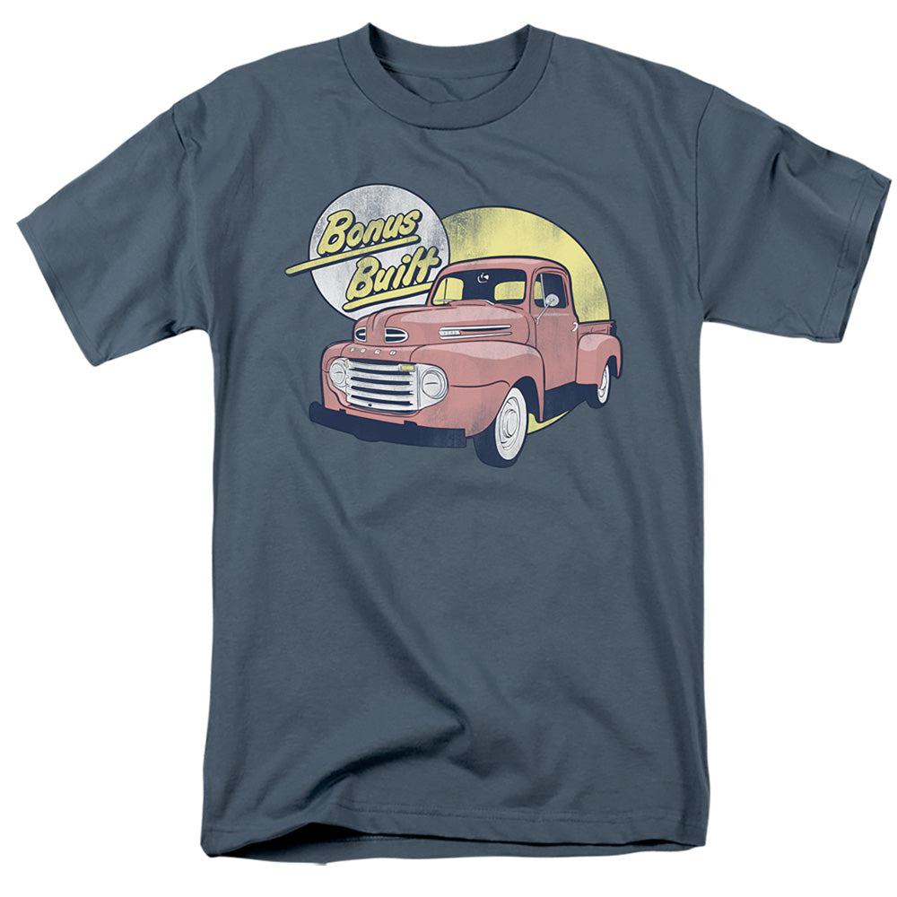 Ford Trucks 1950 F1 Bonus Built Short-Sleeve T-Shirt-Grease Monkey Garage