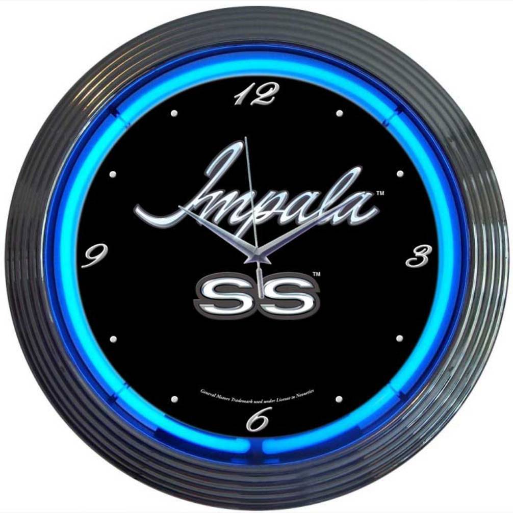 Impala Neon Clock-Clocks-Grease Monkey Garage