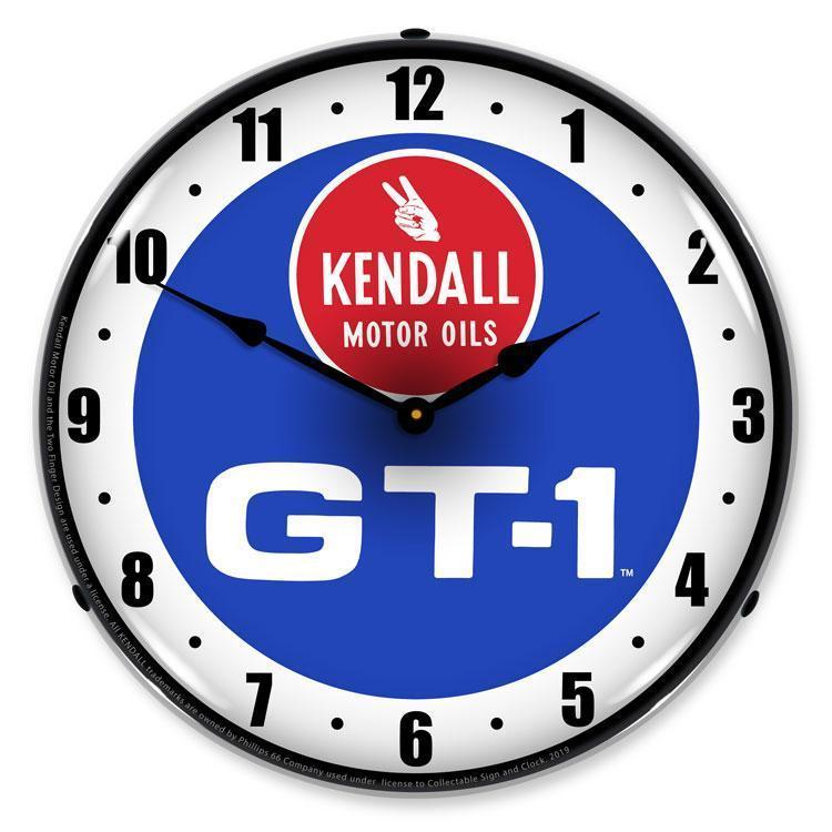 Kendall GT-1 Backlit LED Clock-LED Clocks-Grease Monkey Garage