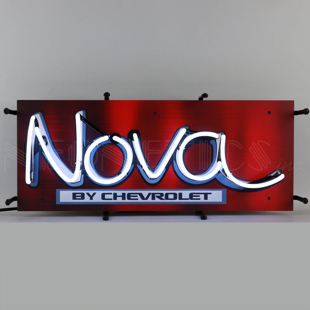 Nova by Chevrolet Junior Neon Sign-Neon Signs-Grease Monkey Garage