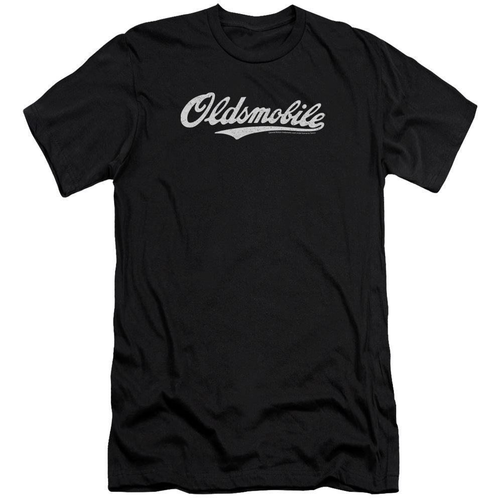 Oldsmobile Cursive Logo Short-Sleeve T-Shirt-Grease Monkey Garage