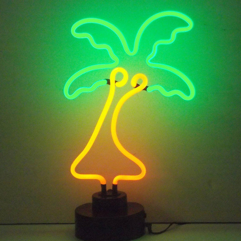 Palm Tree Neon Sculpture-Neon Sculptures-Grease Monkey Garage