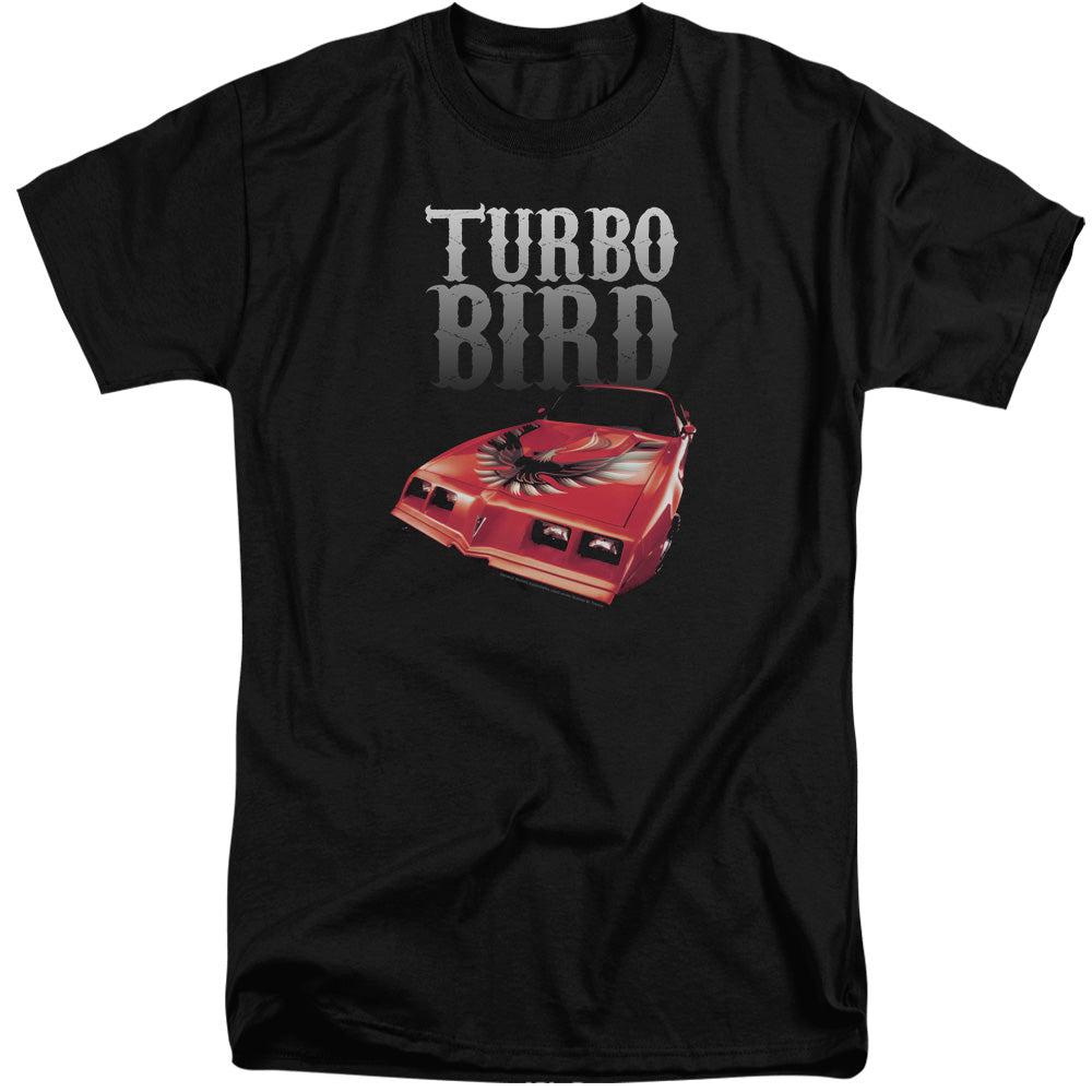 Pontiac Turbo Bird Turbo Trans Am Tall Short-Sleeve T-Shirt-Grease Monkey Garage