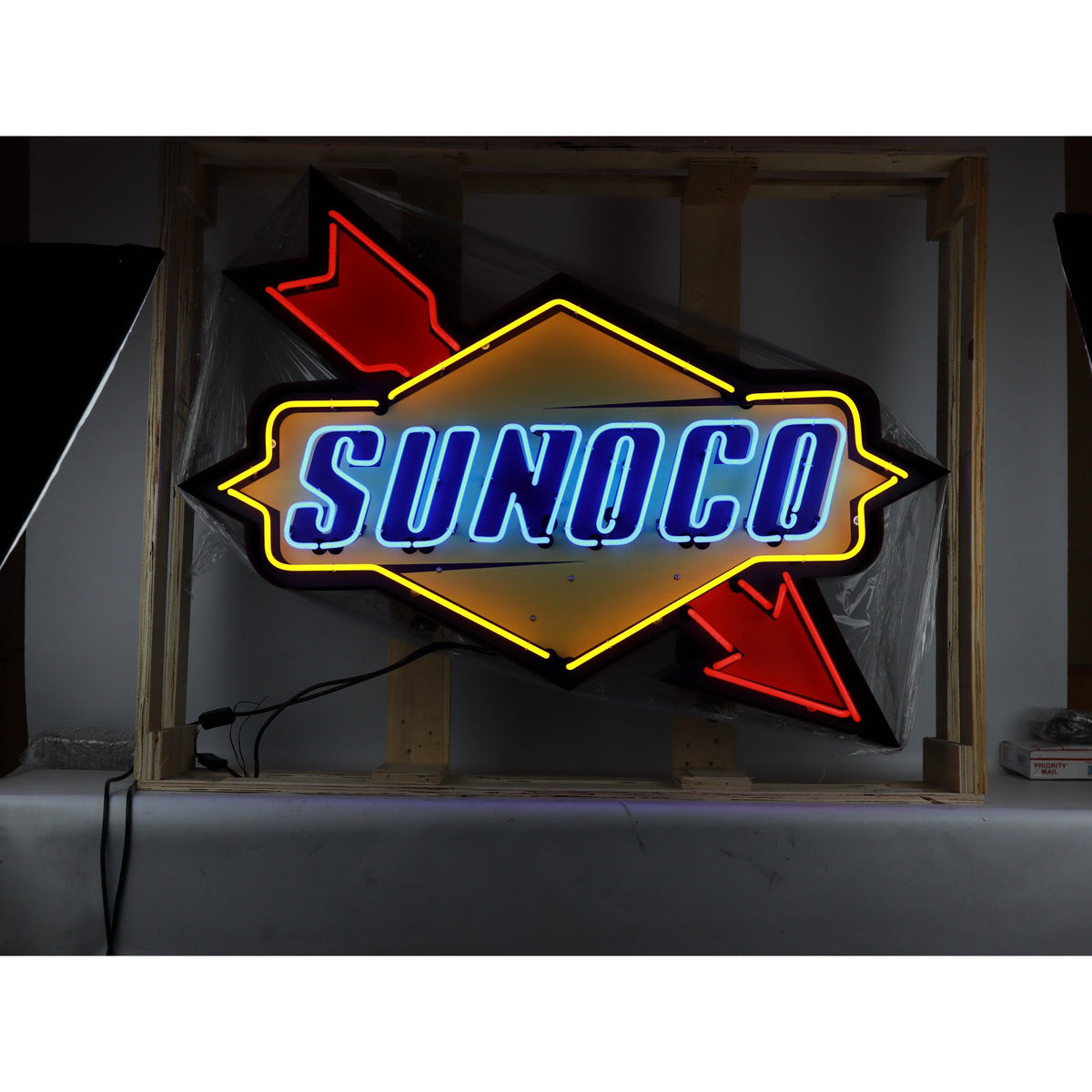 Sunoco-Gas-Shaped-Neon-Sign-in
