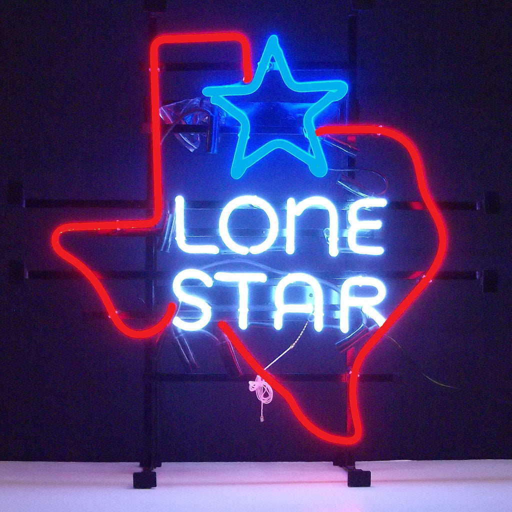 Texas Lone Star Neon Sign-Neon Signs-Grease Monkey Garage