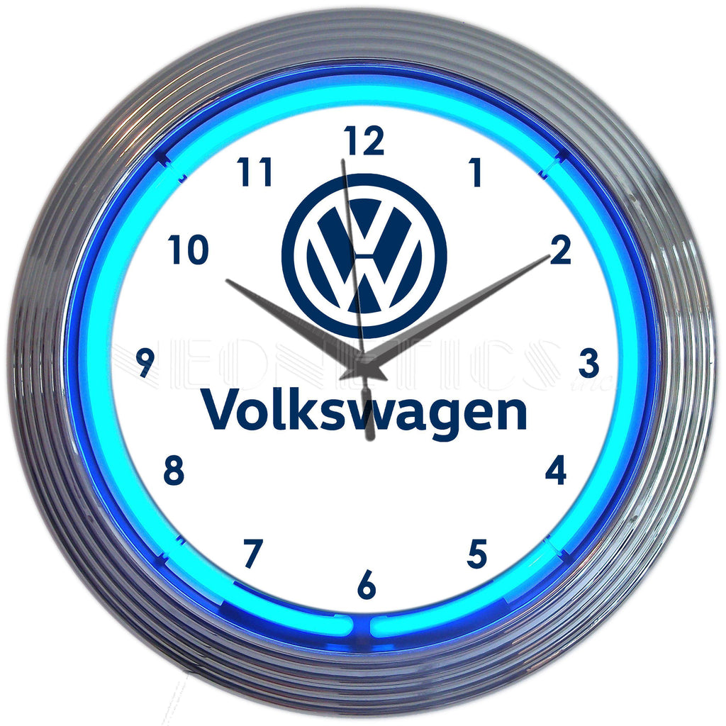 Volkswagen Neon Clock-Clocks-Grease Monkey Garage