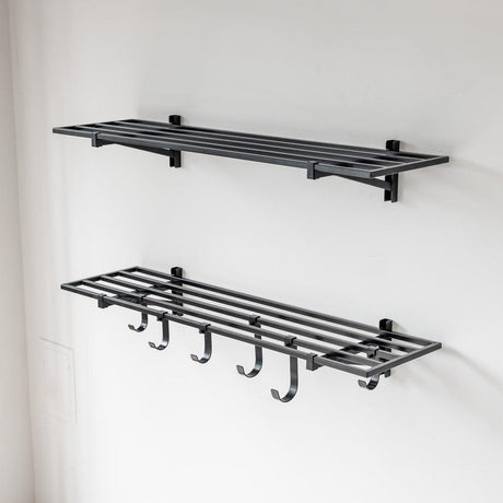 1' x 4' Bristol Garage Wall Mount Shelves | 2-Pack-Wall Mounted-Grease Monkey Garage