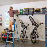 1' x 4' Bristol Garage Wall Mount Shelves | 2-Pack-Wall Mounted-Grease Monkey Garage
