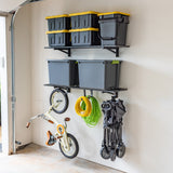 1' x 4' Bristol Garage Wall Mount Shelves | 2-Pack-Wall Mounted-Grease Monkey Garage