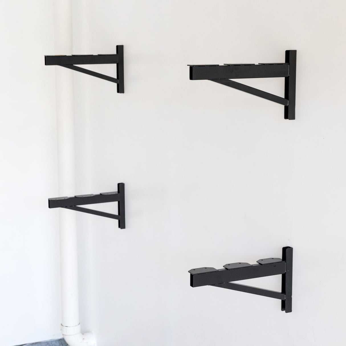 1' x 4' DIY Wall Shelf Brackets | Heavy Duty Garage Wall Shelves-Wall Mounted-Grease Monkey Garage