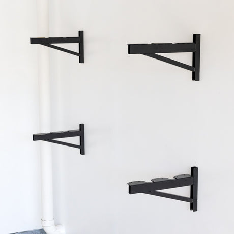 1' x 4' DIY Wall Shelf Brackets | Heavy Duty Garage Wall Shelves-Wall Mounted-Grease Monkey Garage