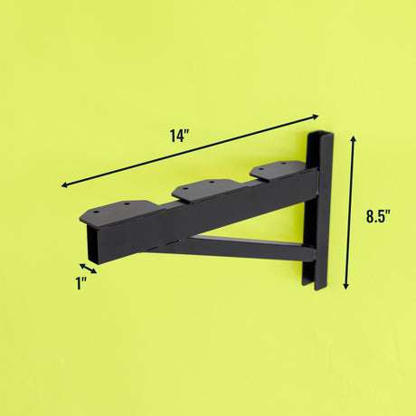 1' x 4' DIY Wall Shelf Brackets | Heavy Duty Garage Wall Shelves-Wall Mounted-Grease Monkey Garage