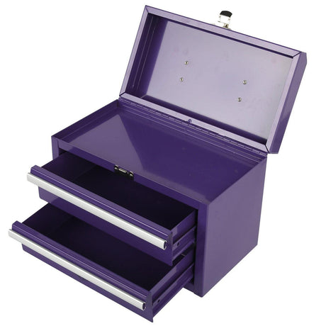 11-Inch 2-Drawer Portable Toolbox-Grease Monkey Garage