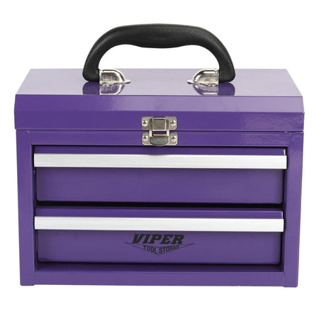 11-Inch 2-Drawer Portable Toolbox-Grease Monkey Garage