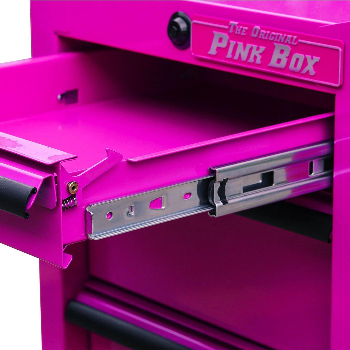 16-Inch 5-Drawer Rolling Salon Cart, Pink, Set of Three-Grease Monkey Garage