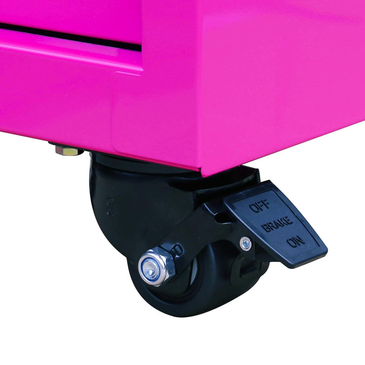 16-Inch 5-Drawer Rolling Salon Cart, Pink, Set of Three-Grease Monkey Garage