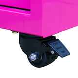 16-Inch 5-Drawer Rolling Salon Cart, Pink, Set of Three-Grease Monkey Garage