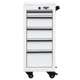 16-Inch 5-Drawer Rolling Salon Cart, Set of Three-Grease Monkey Garage