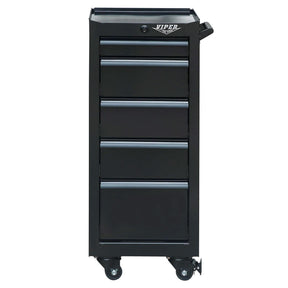 16-Inch 5-Drawer Rolling Salon Cart, Set of Three-Grease Monkey Garage