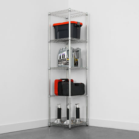 18" x 18" x 72" 5-Tier Wire Rack-Wire Shelving-Grease Monkey Garage