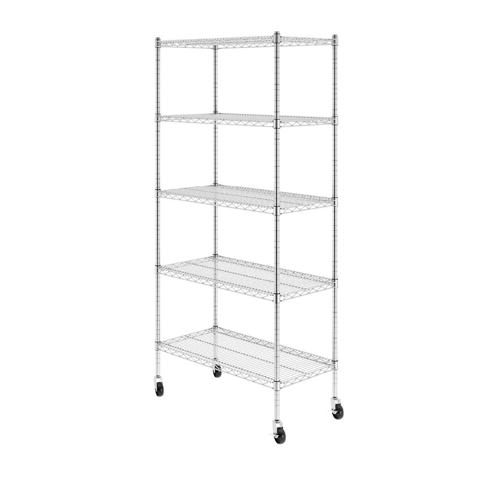 18" x 36" x 72" 5-Tier Wire Rack-Wire Shelving-Grease Monkey Garage