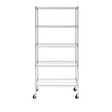 18" x 36" x 72" 5-Tier Wire Rack-Wire Shelving-Grease Monkey Garage