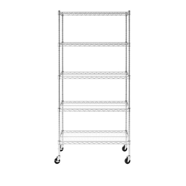 18" x 36" x 72" 5-Tier Wire Rack-Wire Shelving-Grease Monkey Garage