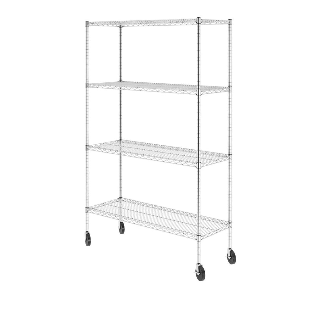 18" x 48" x 72" 4-Tier Wire Rack-Wire Shelving-Grease Monkey Garage