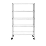 18" x 48" x 72" 5-Tier Wire Rack-Wire Shelving-Grease Monkey Garage