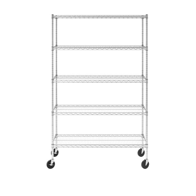 18" x 48" x 72" 5-Tier Wire Rack-Wire Shelving-Grease Monkey Garage