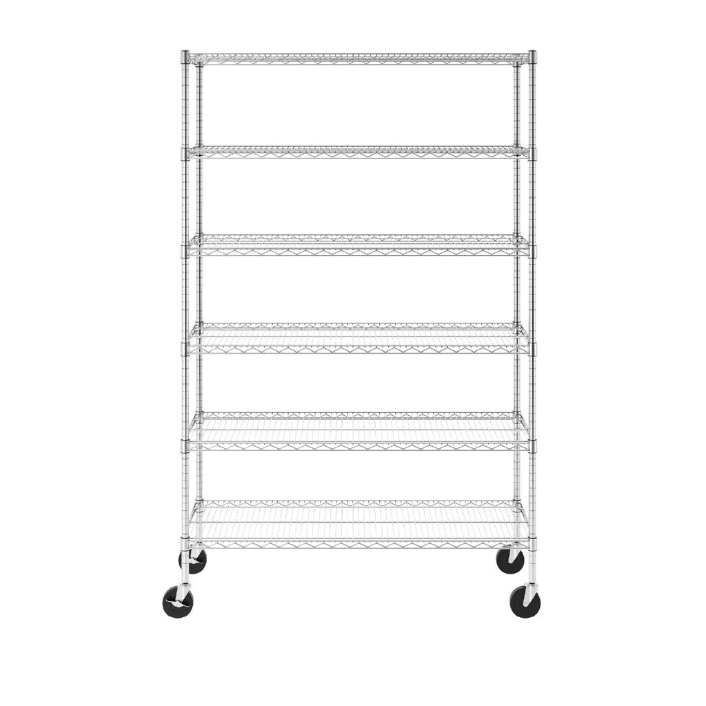 18" x 48" x 72" 6-Tier Wire Rack-Wire Shelving-Grease Monkey Garage