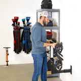 1.25" Haymarket Hitch Wall Mount | Holds Bike or Cargo Car Rack-Wall Mounted-Grease Monkey Garage