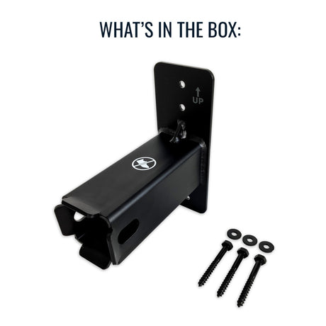 1.25" Haymarket Hitch Wall Mount | Holds Bike or Cargo Car Rack-Wall Mounted-Grease Monkey Garage