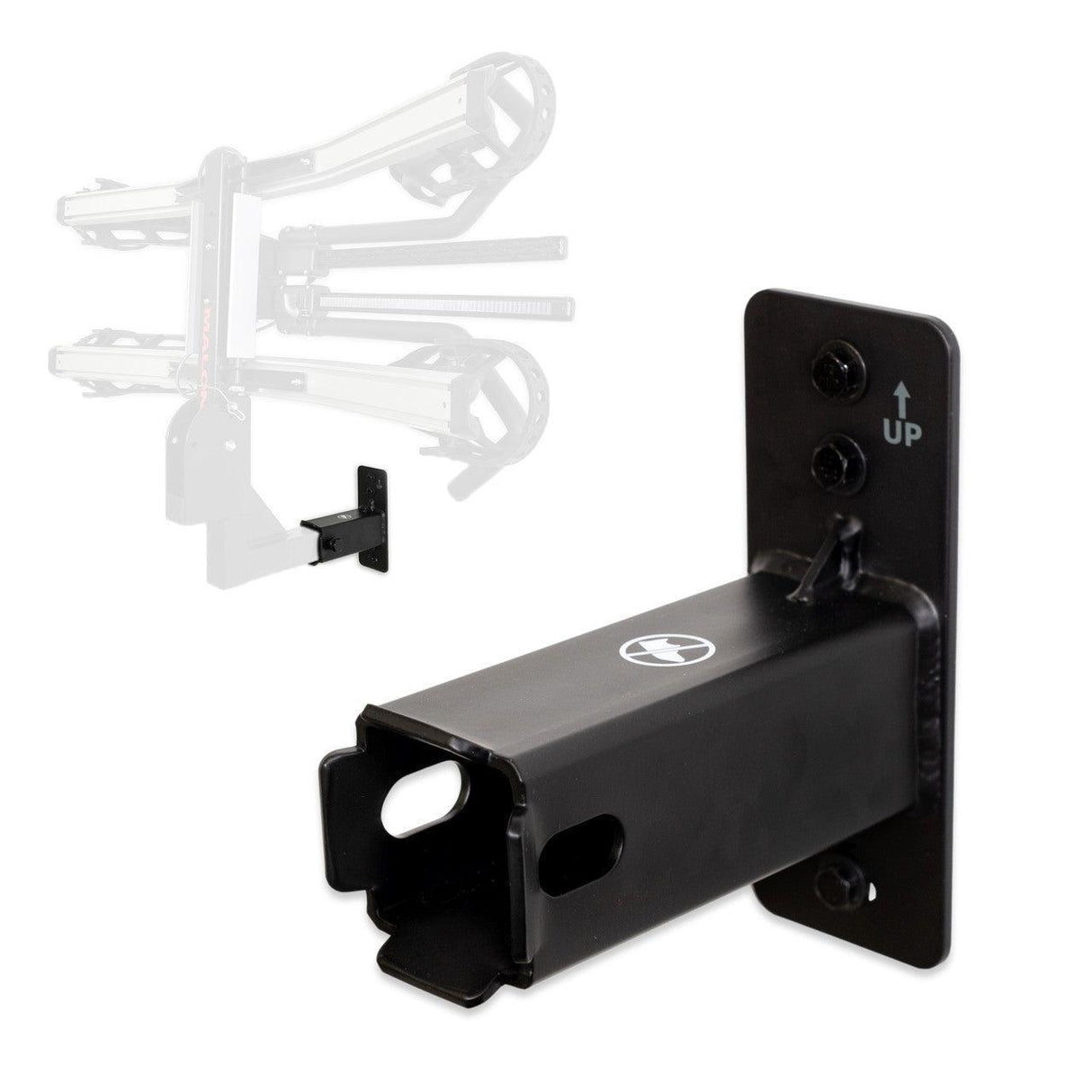 1.25" Haymarket Hitch Wall Mount | Holds Bike or Cargo Car Rack-Wall Mounted-Grease Monkey Garage