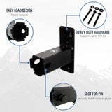 2" Haymarket Hitch Wall Mount | Holds Bike or Cargo Car Rack-Wall Mounted-Grease Monkey Garage