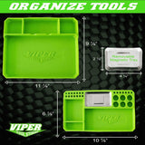 2-Piece Flexible Silicone Tool Tray Set-Grease Monkey Garage