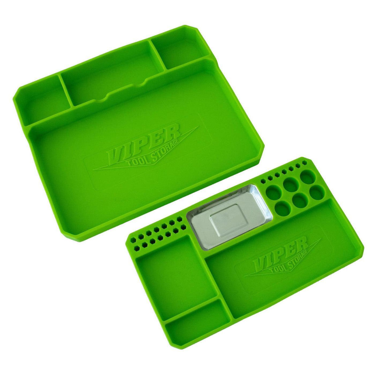 2-Piece Flexible Silicone Tool Tray Set-Grease Monkey Garage