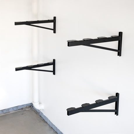 2' x 4' DIY Wall Shelf Brackets | Heavy Duty Garage Wall Shelves-Wall Mounted-Grease Monkey Garage