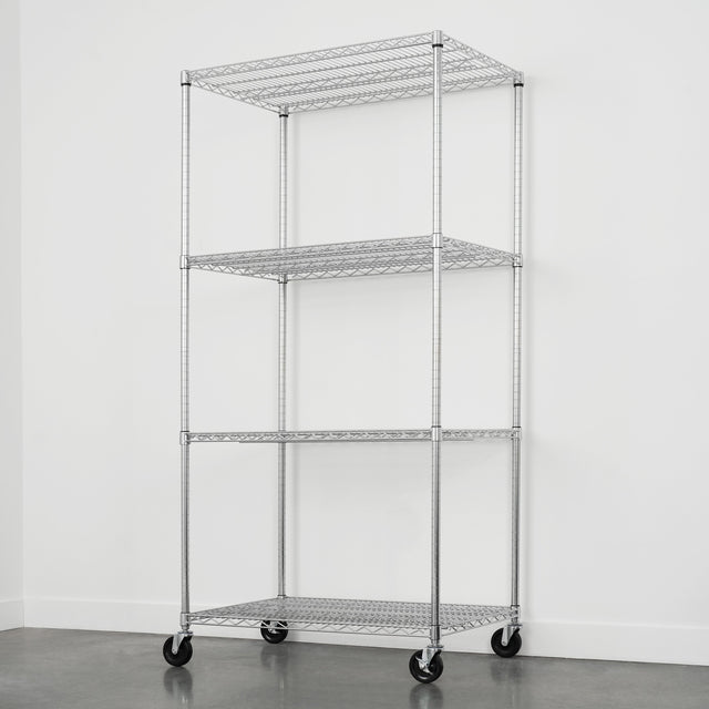 24" x 36" x 72" 4-Tier Wire Rack-Wire Shelving-Grease Monkey Garage
