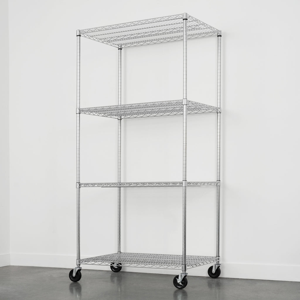 24" x 36" x 72" 4-Tier Wire Rack-Wire Shelving-Grease Monkey Garage