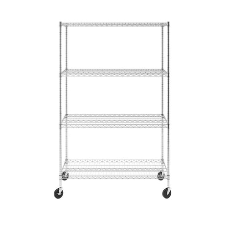 24" x 48" x 72" 4-Tier Wire Rack-Wire Shelving-Grease Monkey Garage