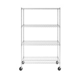24" x 48" x 72" 4-Tier Wire Rack-Wire Shelving-Grease Monkey Garage