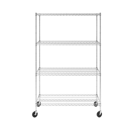 24" x 48" x 72" 4-Tier Wire Rack-Wire Shelving-Grease Monkey Garage