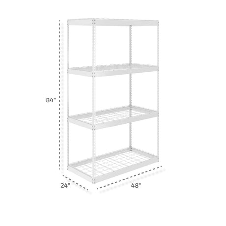 24" x 48" x 84" Heavy-Duty Garage Shelving-Heavy Duty Garage Shelving-Grease Monkey Garage