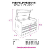 26-Inch 3-Drawer Top Chest-Grease Monkey Garage
