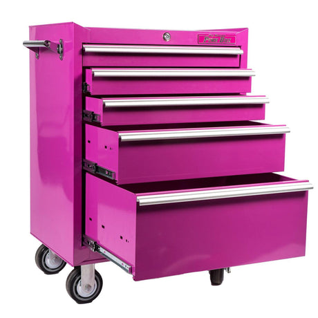 26-Inch 5-Drawer Rolling Cabinet-Grease Monkey Garage