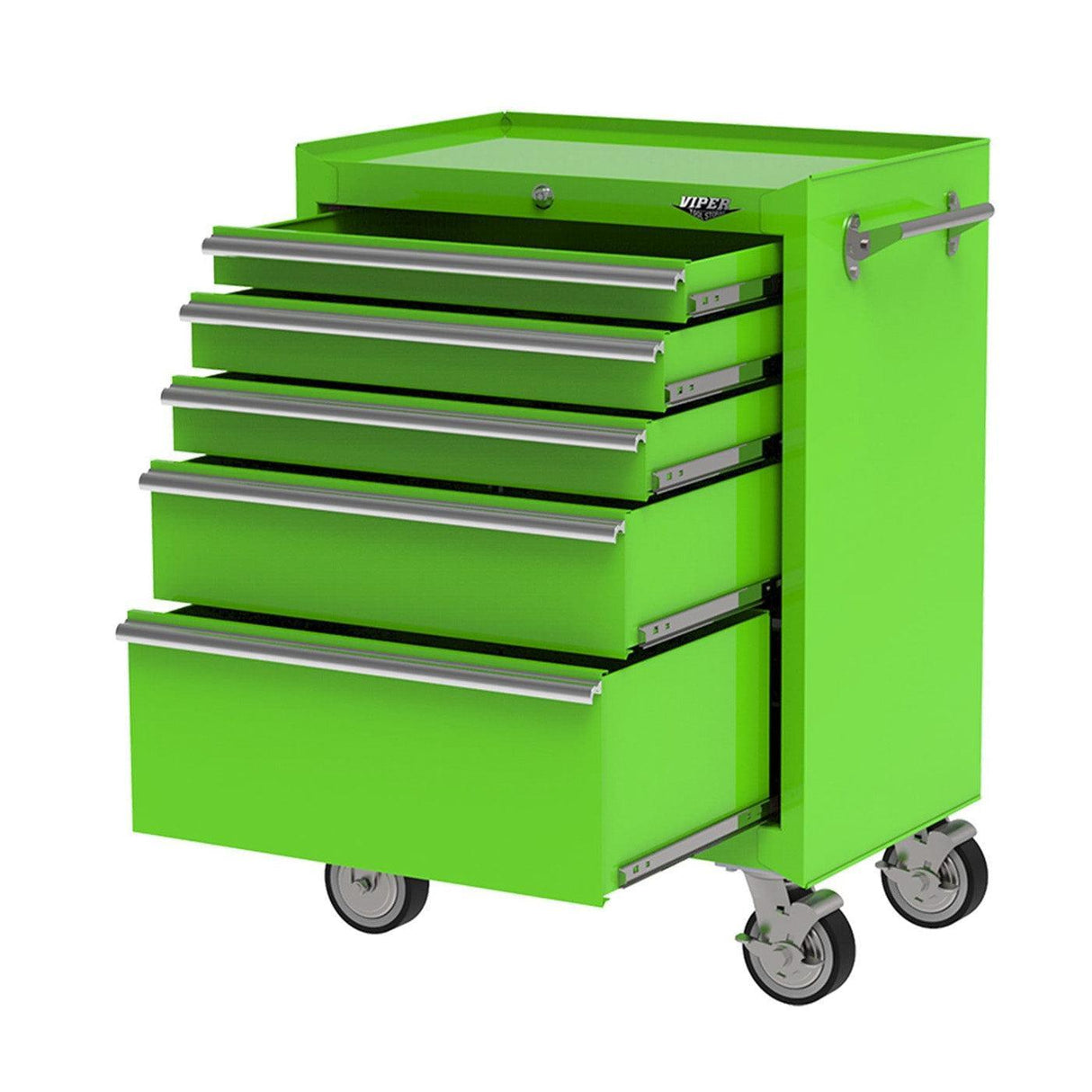 26-Inch 5-Drawer Rolling Cabinet-Grease Monkey Garage