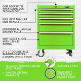 26-Inch 5-Drawer Rolling Cabinet-Grease Monkey Garage
